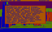 Space Quest: Chapter I - The Sarien Encounter for IBM PC/Compatibles - Oh no, it's a Sarien Spider Droid!