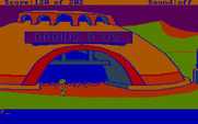 Space Quest: Chapter I - The Sarien Encounter for IBM PC/Compatibles - Outside Droids B Us...