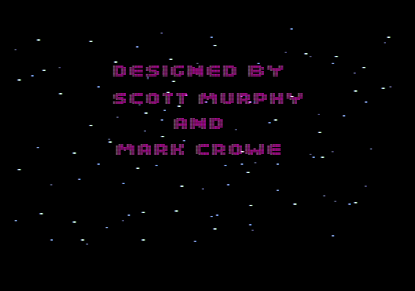 Space Quest: Chapter I - The Sarien Encounter Apple II Screenshot: One of the credits screens.