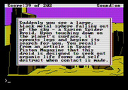 Space Quest: Chapter I - The Sarien Encounter for Apple II - Watch out for the spider droids!