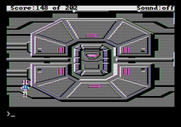 Space Quest: Chapter I - The Sarien Encounter for Apple II - An airlock door; let's see if I can sneak in...