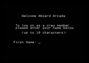 Space Quest: Chapter I - The Sarien Encounter for Apple II - Welcome aboard Arcada!