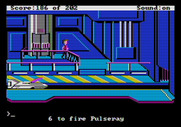 Space Quest: Chapter I - The Sarien Encounter for Apple II - An escape pod! I need to get out of here fast...