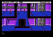 Space Quest: Chapter I - The Sarien Encounter for Apple II - There are a number of hallways to explore here...