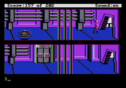 Space Quest: Chapter I - The Sarien Encounter for Apple II - These robots are safe to be around if you're in disguise...