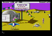 Space Quest: Chapter I - The Sarien Encounter for Apple II - Ah, I could use a used spacecraft!