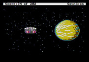 Space Quest: Chapter I - The Sarien Encounter for Apple II - Landing on Kerona...