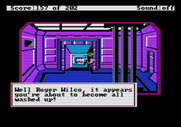 Space Quest: Chapter I - The Sarien Encounter for Apple II - Hmm, was hiding in the laundry a good idea?