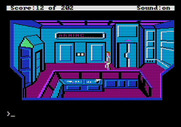 Space Quest: Chapter I - The Sarien Encounter for Apple II - The airlock control room.