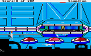 Space Quest: Chapter I - The Sarien Encounter for Atari ST - Looks like a control room of some sorts...