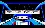 Space Quest: Chapter I - The Sarien Encounter for Atari ST - Uh oh, an asteroid field...