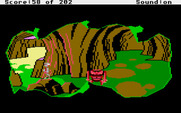 Space Quest: Chapter I - The Sarien Encounter for Atari ST - Orat hides out in this cave.