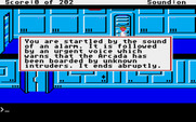 Space Quest: Chapter I - The Sarien Encounter for Atari ST - Game start.