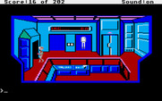 Space Quest: Chapter I - The Sarien Encounter for Atari ST - Acquired a new spacesuit.