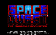 Space Quest: Chapter I - The Sarien Encounter for Atari ST - Title screen.