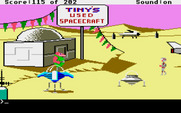 Space Quest: Chapter I - The Sarien Encounter for Atari ST - Ah, I could use a used spacecraft about now!