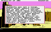 Space Quest: Chapter I - The Sarien Encounter for Atari ST - Watch out for these spider droids...