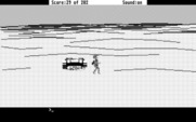 Space Quest: Chapter I - The Sarien Encounter for Atari ST - Somewhere in a vast desert...