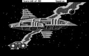 Space Quest: Chapter I - The Sarien Encounter for Atari ST - It's the Deltaur, a Sarien ship!