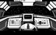 Space Quest: Chapter I - The Sarien Encounter for Atari ST - Inside the escape pod.