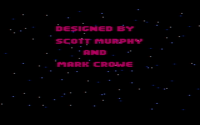Space Quest: Chapter I - The Sarien Encounter IBM PC/Compatibles Screenshot: One of several credits screens.