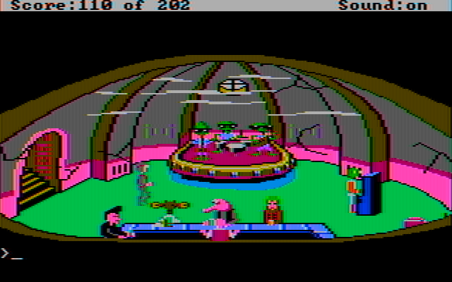 Space Quest: Chapter I - The Sarien Encounter IBM PC/Compatibles Screenshot: Inside the bar.