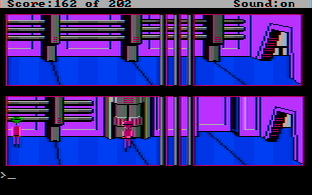 Space Quest: Chapter I - The Sarien Encounter IBM PC/Compatibles Screenshot: You'll find many guards and robots around the ship...don't get caught!