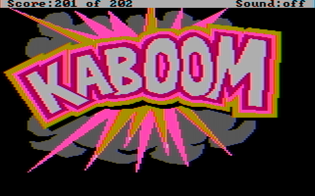 Space Quest: Chapter I - The Sarien Encounter IBM PC/Compatibles Screenshot: Oops, I was too slow and didn't escape...