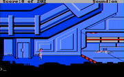 Space Quest: Chapter I - The Sarien Encounter for IBM PC/Compatibles - Looking for a way to escape...