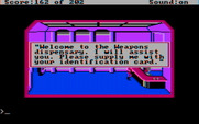Space Quest: Chapter I - The Sarien Encounter for IBM PC/Compatibles - Trying to acquire some weapons.