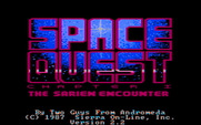 Space Quest: Chapter I - The Sarien Encounter for IBM PC/Compatibles - Title screen.
