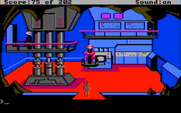 Space Quest: Chapter I - The Sarien Encounter for IBM PC/Compatibles - Meeting our alien friends.
