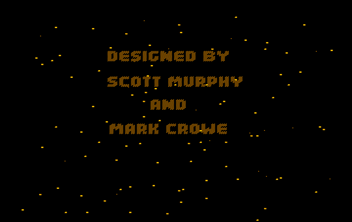 Space Quest: Chapter I - The Sarien Encounter IBM PC/Compatibles Screenshot: One of the credits screens.