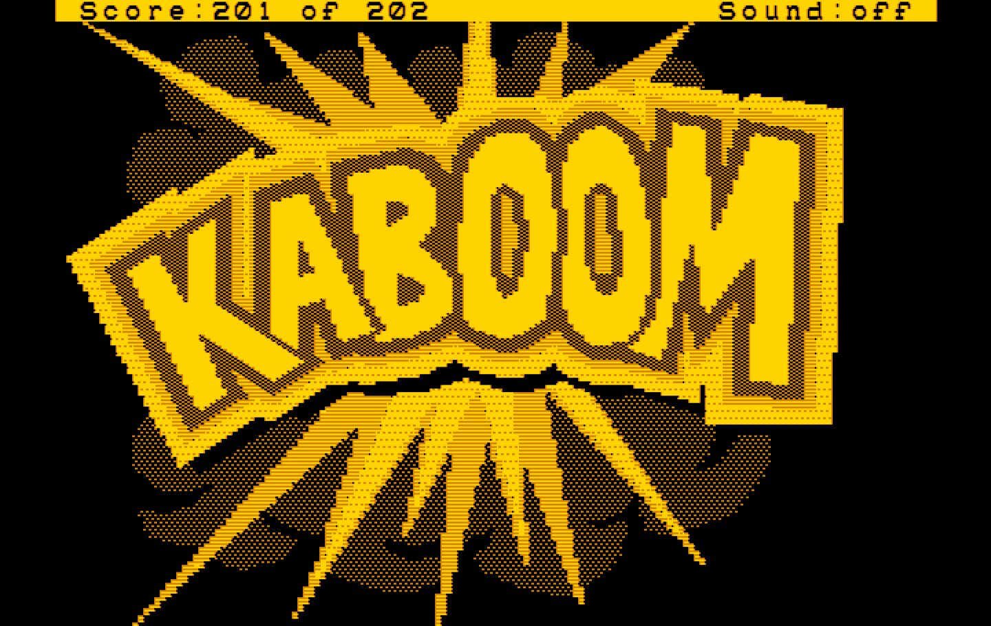 Space Quest: Chapter I - The Sarien Encounter IBM PC/Compatibles Screenshot: This is what happens if you don't escape quickly enough!