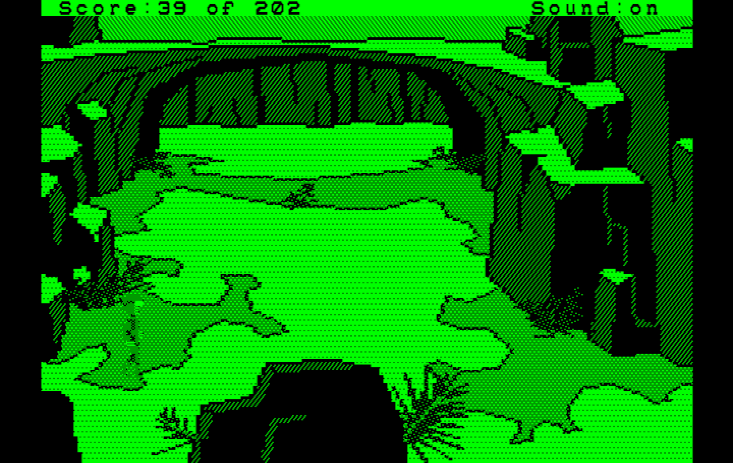 Space Quest: Chapter I - The Sarien Encounter IBM PC/Compatibles Screenshot: Still not much here...better keep searching.