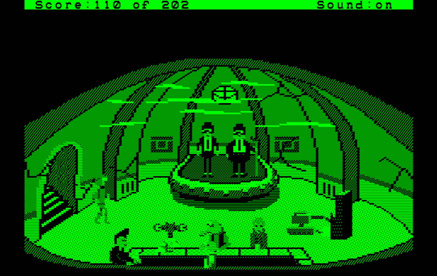 Space Quest: Chapter I - The Sarien Encounter IBM PC/Compatibles Screenshot: Inside the bar.
