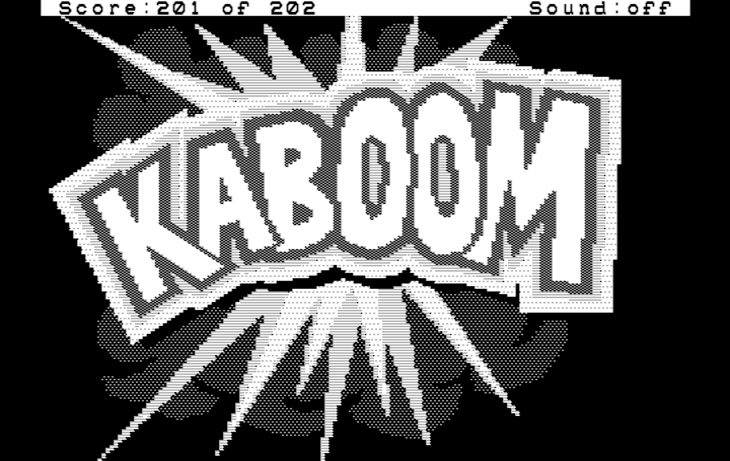 Space Quest: Chapter I - The Sarien Encounter IBM PC/Compatibles Screenshot: This is what happens if you don't escape quickly enough!