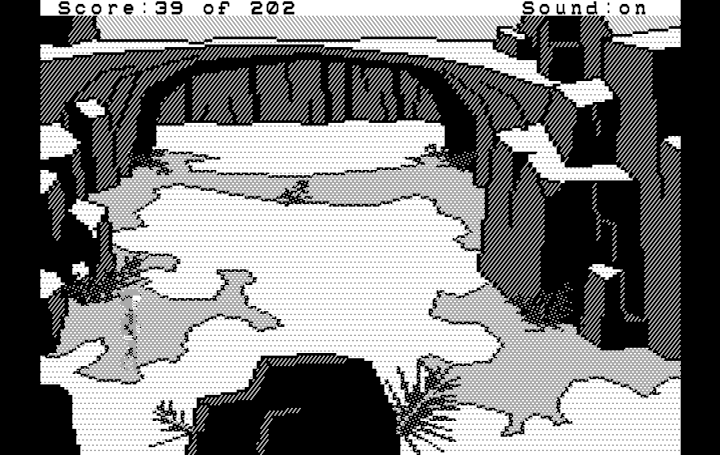 Space Quest: Chapter I - The Sarien Encounter IBM PC/Compatibles Screenshot: Still not much here...better keep searching.