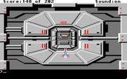 Space Quest: Chapter I - The Sarien Encounter for Apple IIgs - Outside the airlock.