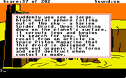 Space Quest: Chapter I - The Sarien Encounter for Apple IIgs - Be careful, it's a spider droid!
