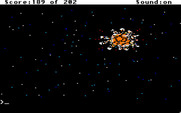 Space Quest: Chapter I - The Sarien Encounter for Apple IIgs - The Deltaur explodes...