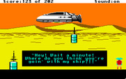 Space Quest: Chapter I - The Sarien Encounter for Apple IIgs - Taking off...