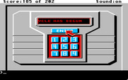 Space Quest: Chapter I - The Sarien Encounter for Apple IIgs - Self destruct engaged! Time to blow this taco stand!