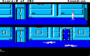 Space Quest: Chapter I - The Sarien Encounter for Apple IIgs - Unknown intruders leave a trail of destruction...