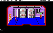 Space Quest: Chapter I - The Sarien Encounter for Apple IIgs - I now have a fancy new Sarien disguise!
