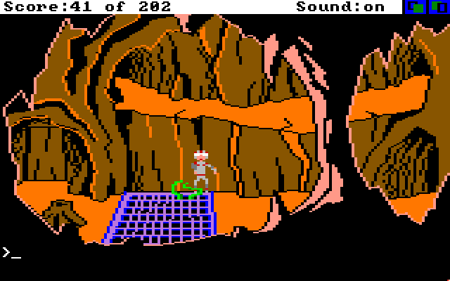 Space Quest: Chapter I - The Sarien Encounter Amiga Screenshot: Lookout, tentacles!
