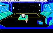 Space Quest: Chapter I - The Sarien Encounter for Amiga - An escape pod...just what I needed to get off this doomed ship.