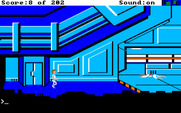 Space Quest: Chapter I - The Sarien Encounter for Amiga - Continuing to explore...
