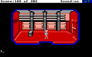 Space Quest: Chapter I - The Sarien Encounter for Amiga - Hmm, where do I go from here?