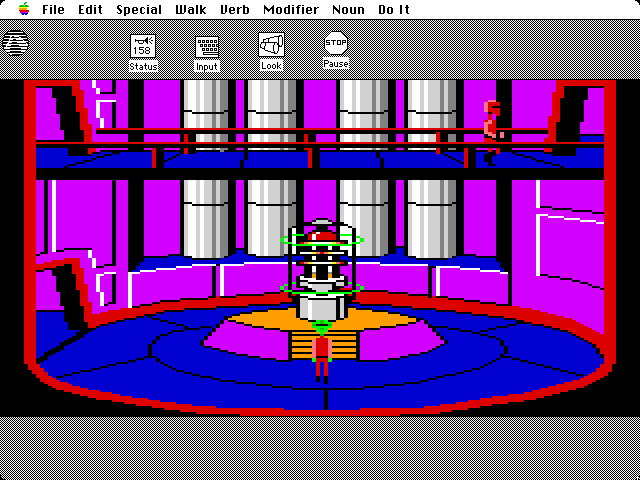 Space Quest: Chapter I - The Sarien Encounter Macintosh Screenshot: Located the star generator!